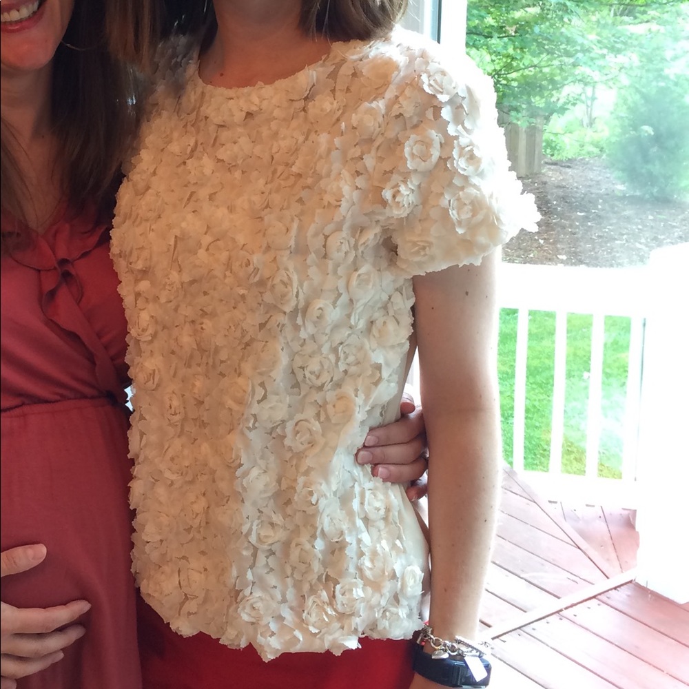 Anthropologie Rosette Top